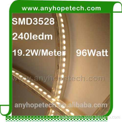 Ultra-efficient waterproof u tube flexible outdoor led strip light
